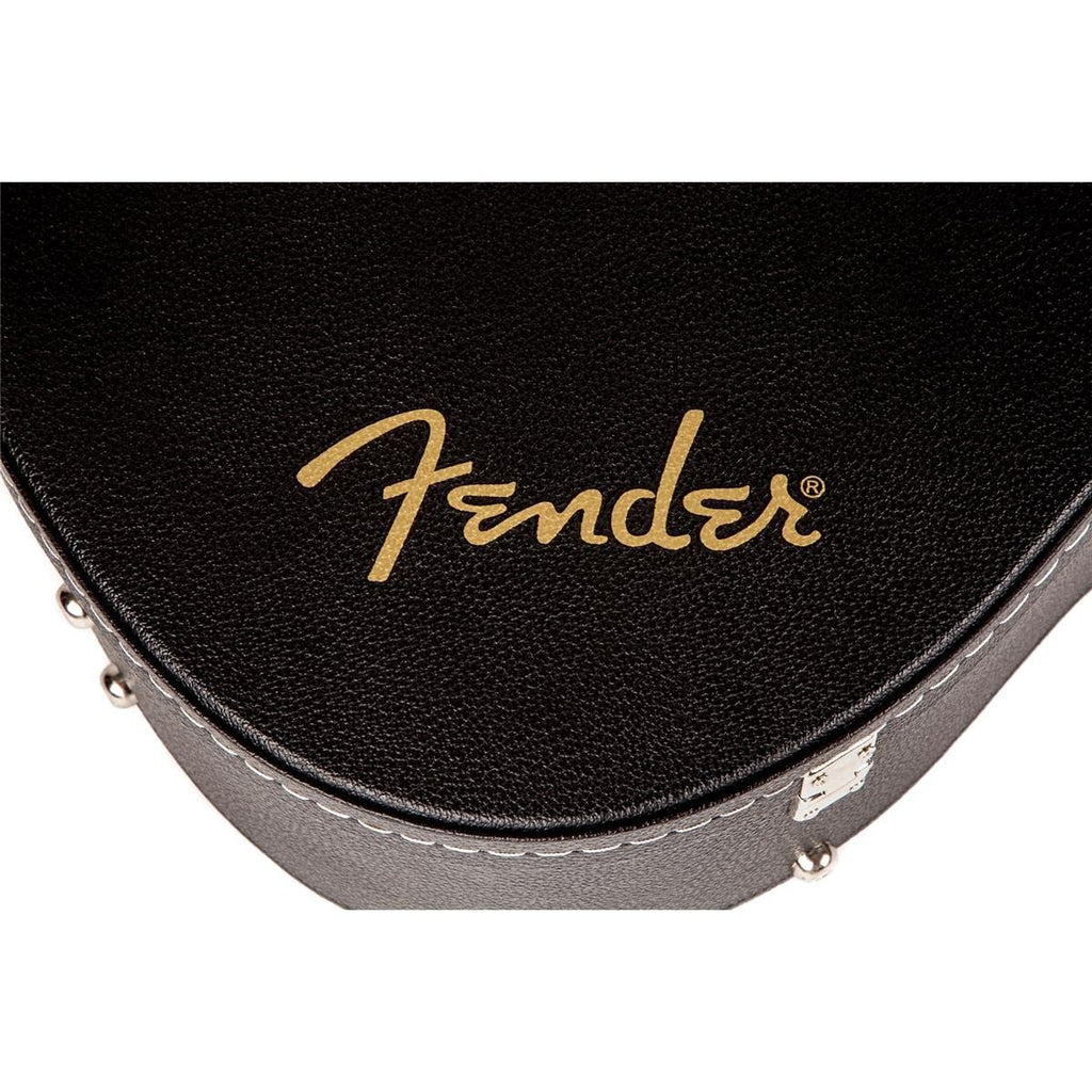 Black Flat-Top Dreadnought Acoustic Guitar Case with 1-inch Foam Padding T30611