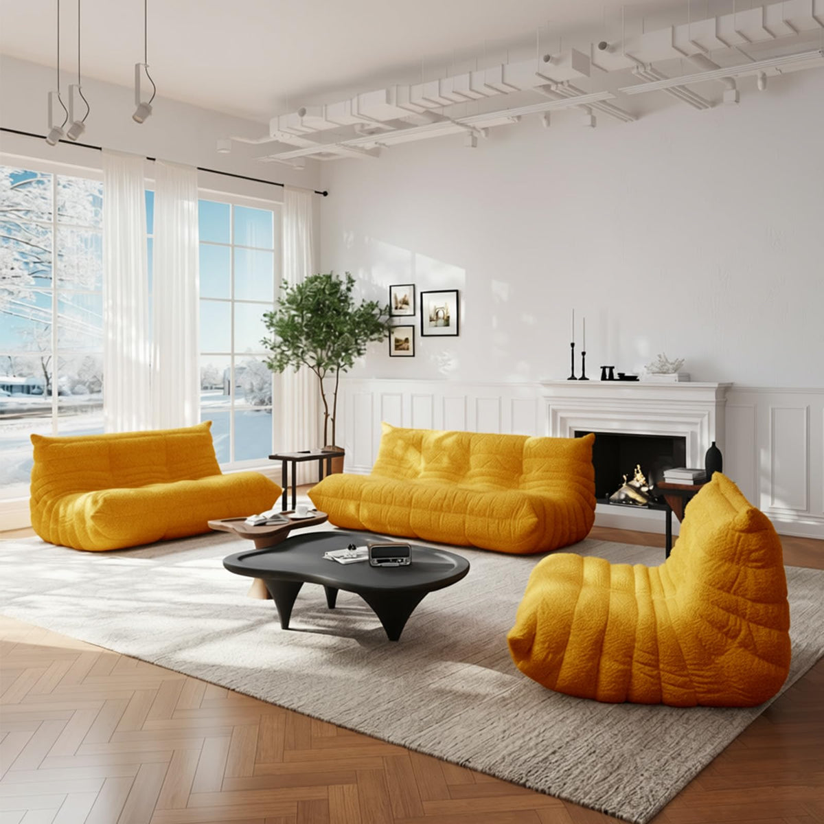 Oversized Memory Foam Bean Bag Chair Y708319