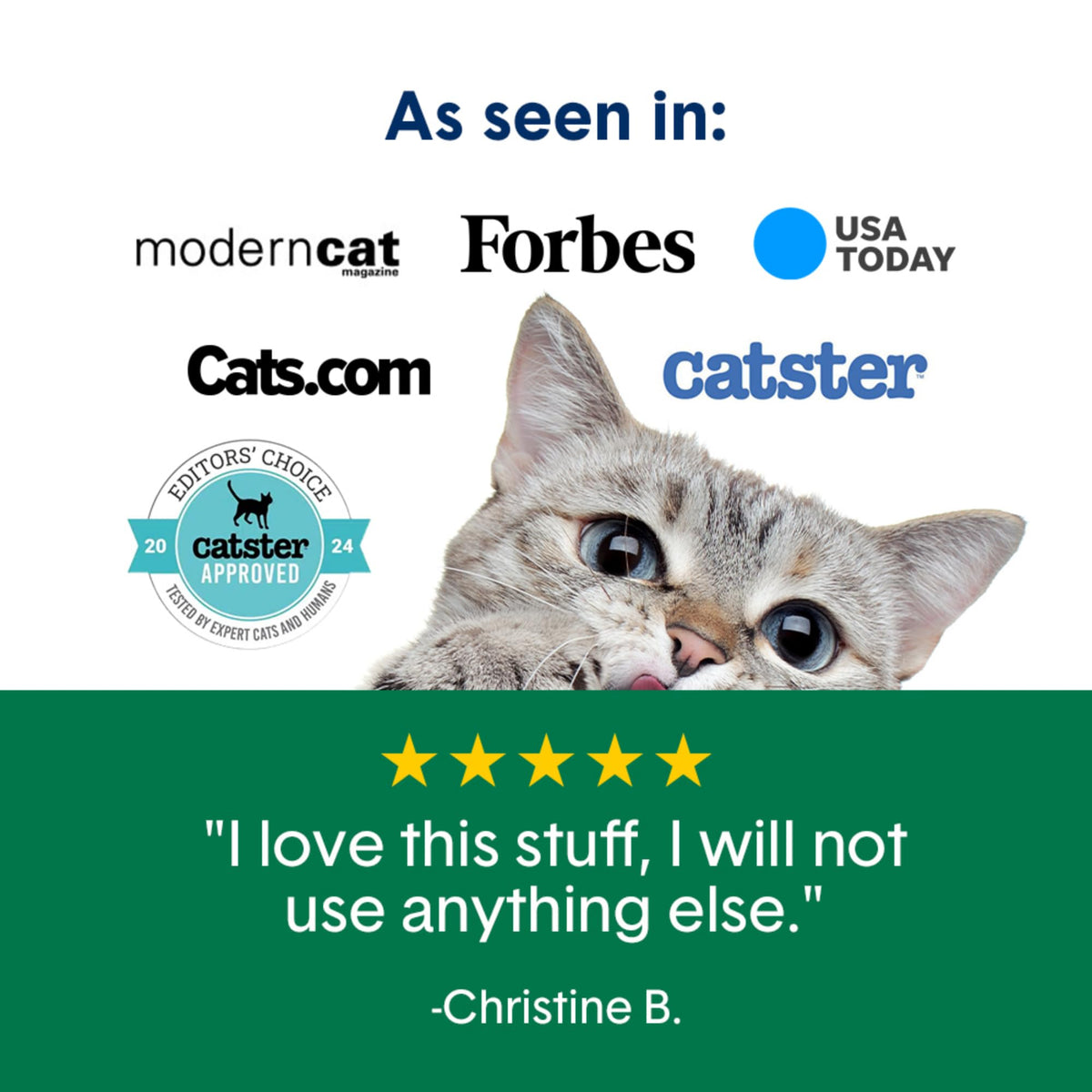 Plant-Based Clumping Cat Litter B332878