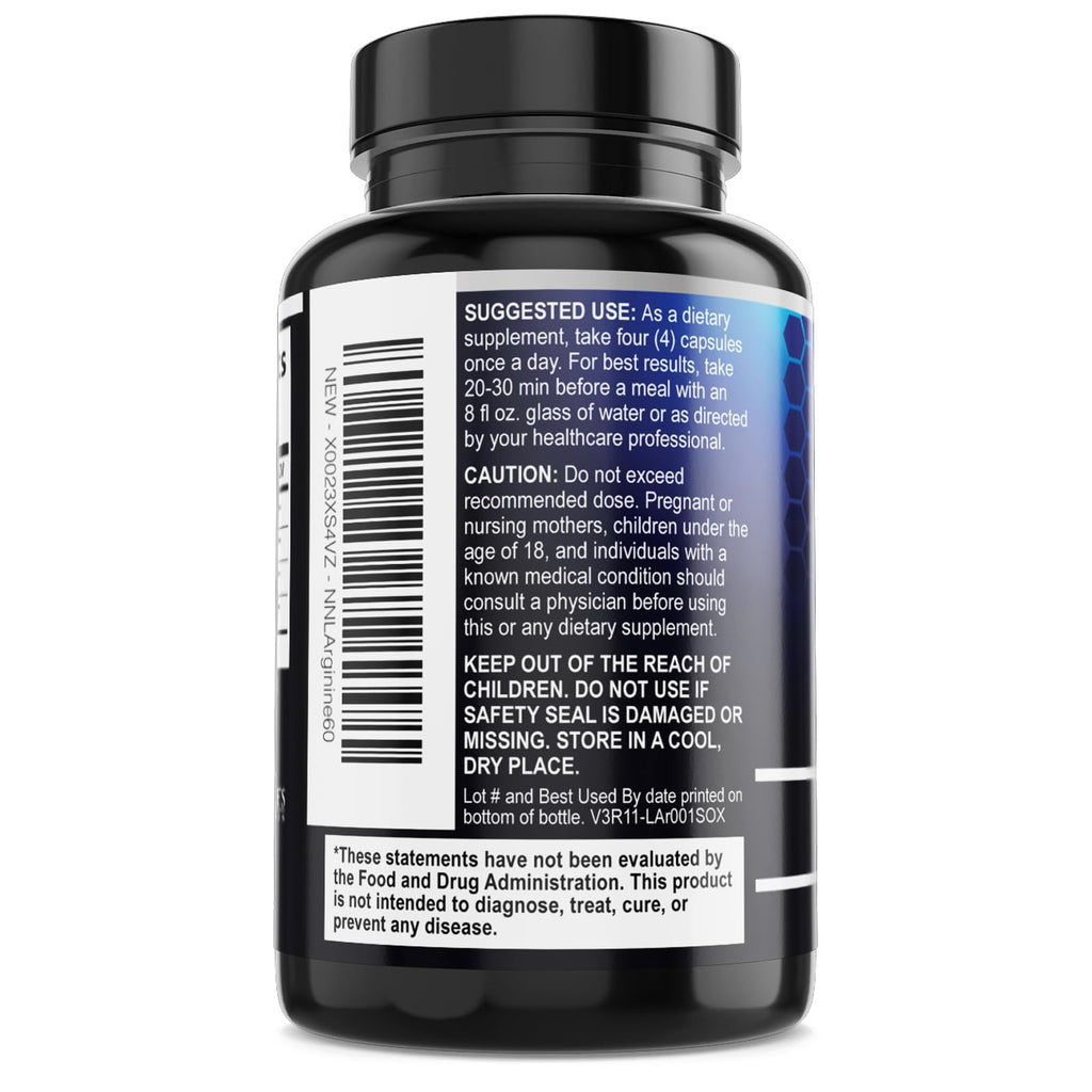 Nitric Oxide Booster 60 Capsules U5531