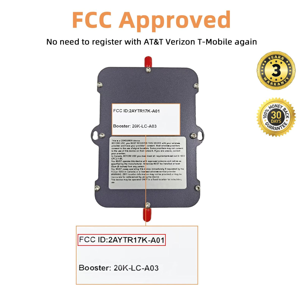 Cell Phone Signal Booster for Band 5/12/13/17 T63728
