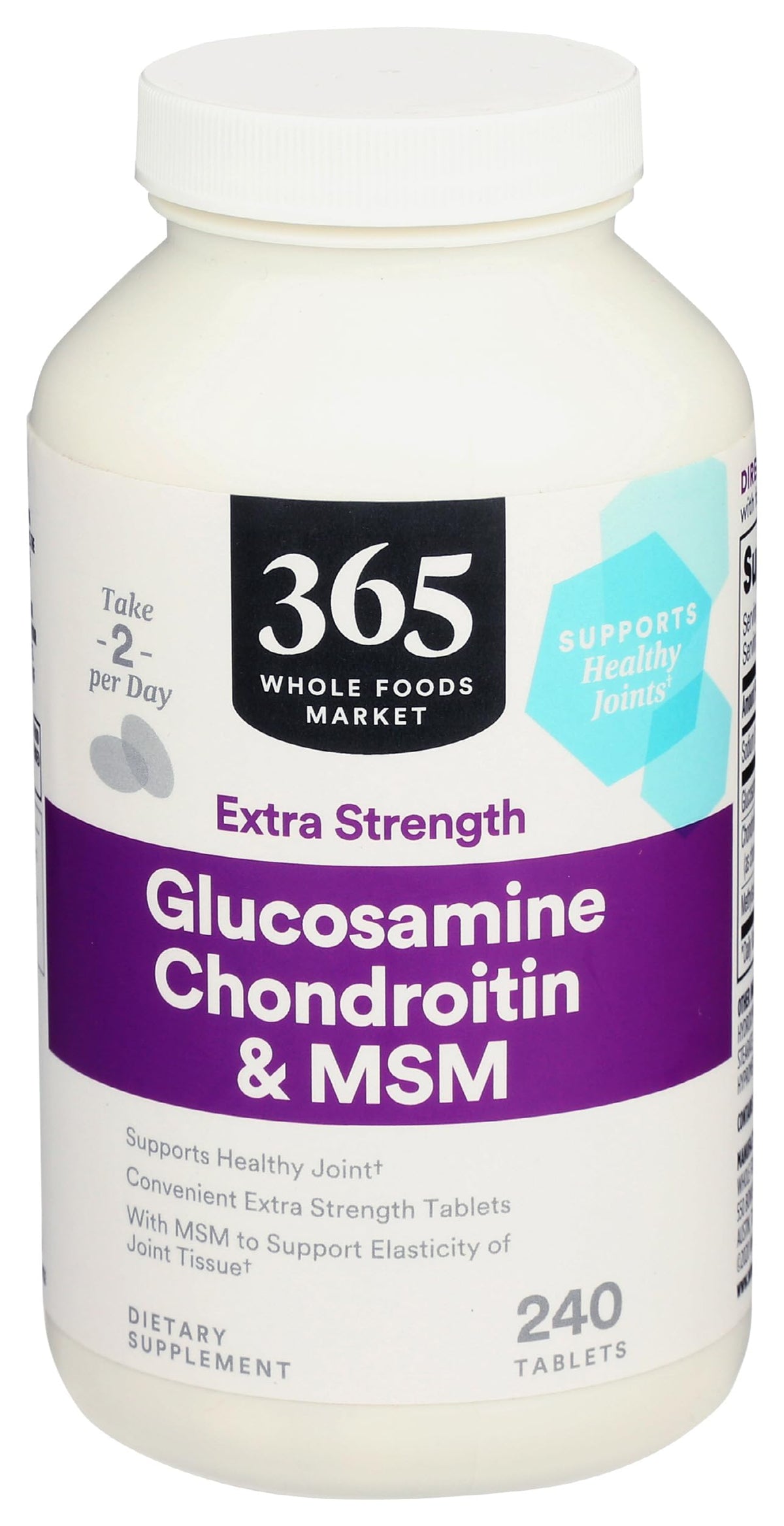 Glucosamine Chondroitin MSM 240 Tablets W9363