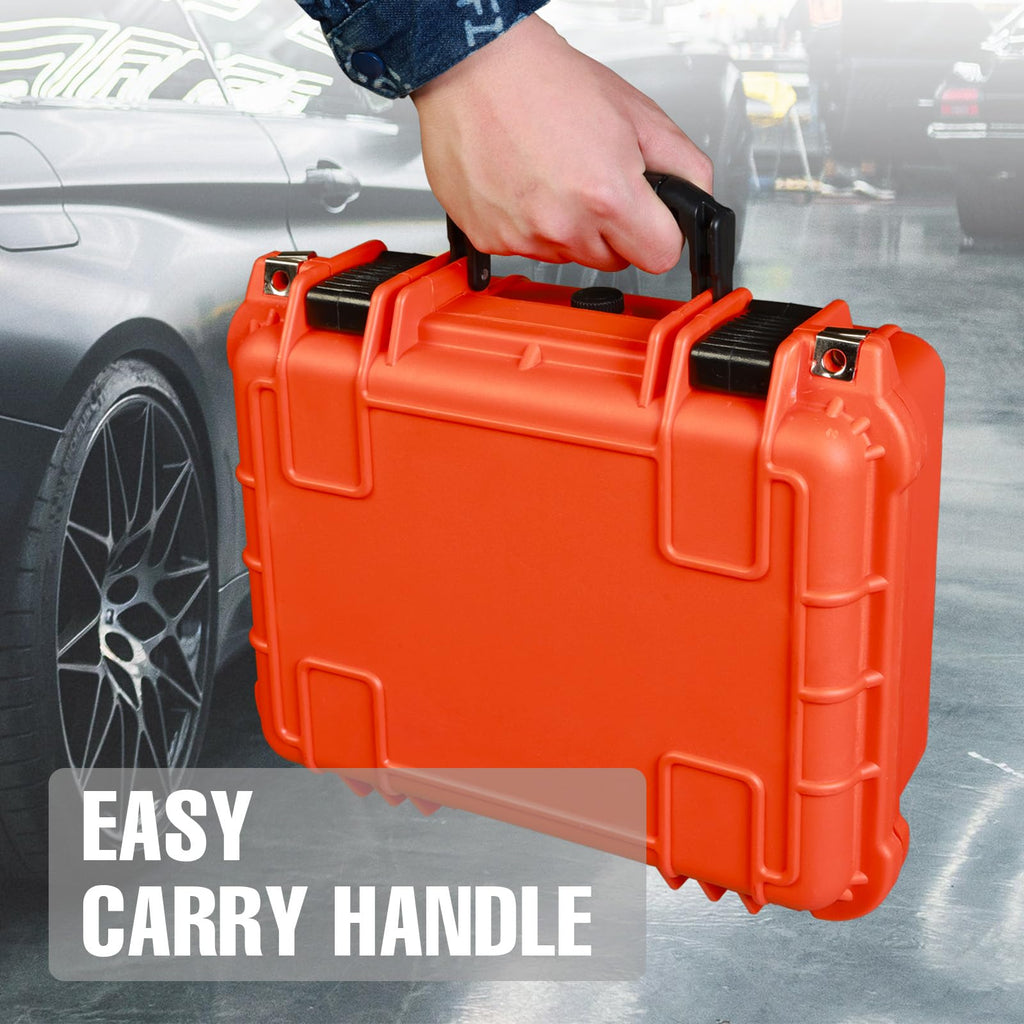 14x 11.5x 6.5 Inch Waterproof Protective Camera Case with Customizable Foam G854