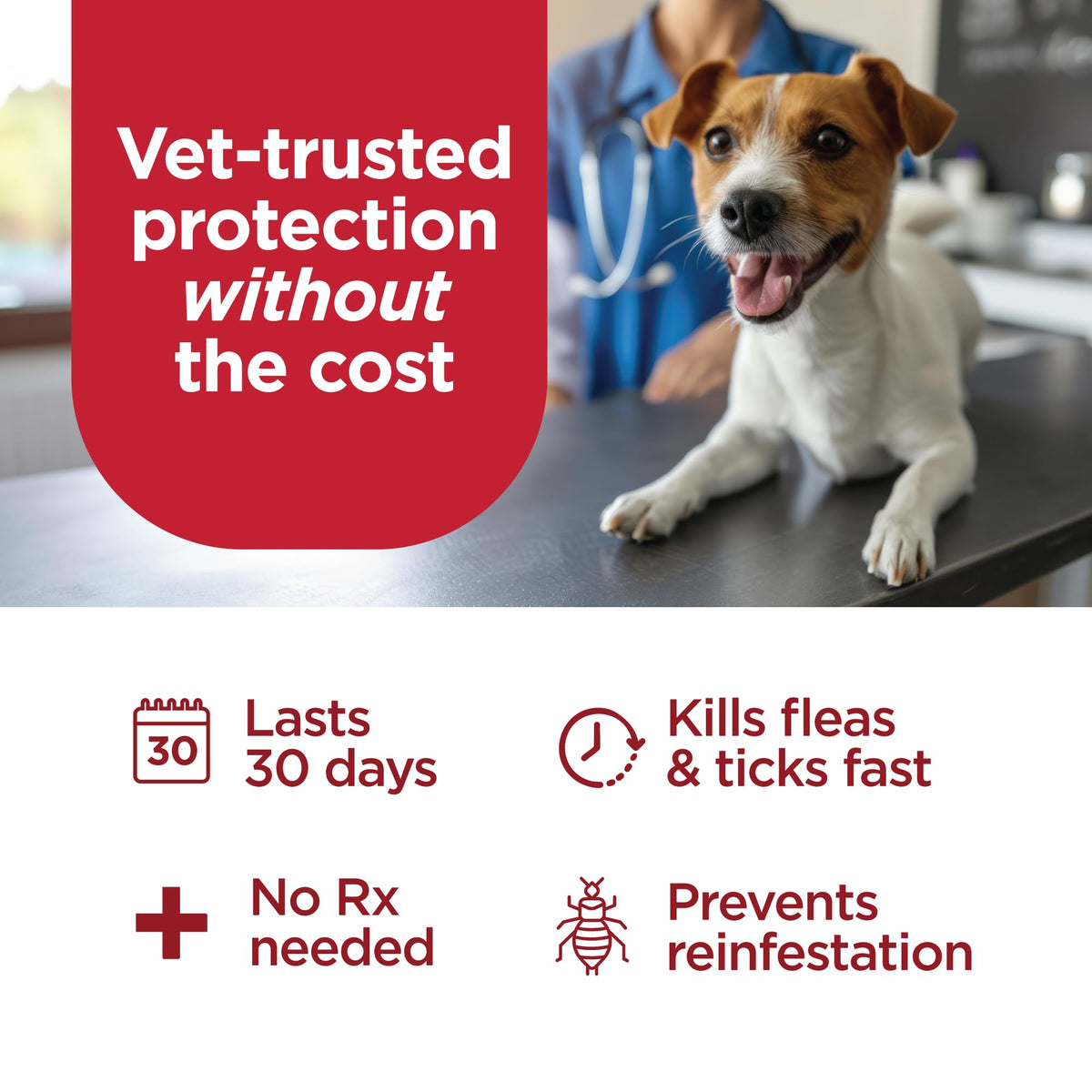 Flea Treatment for Dogs 89+ lbs 3 Doses Q643307