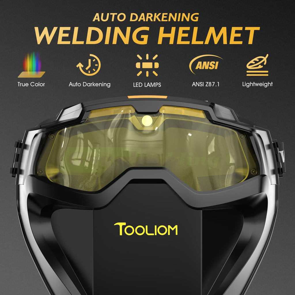 Auto-Darkening Welding Goggles with LED Light V88121