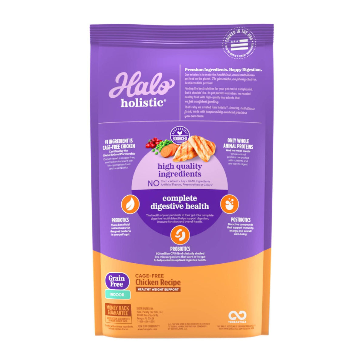 Indoor Dry Cat Food Cage-Free Chicken 3 lb Y25473