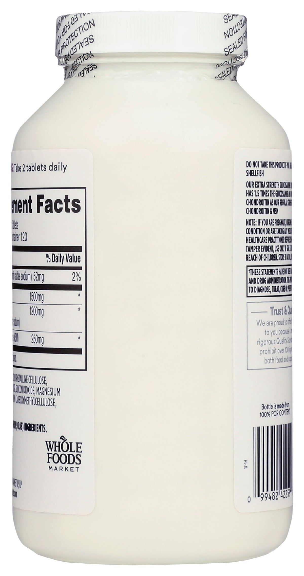 Glucosamine Chondroitin MSM 240 Tablets W9363