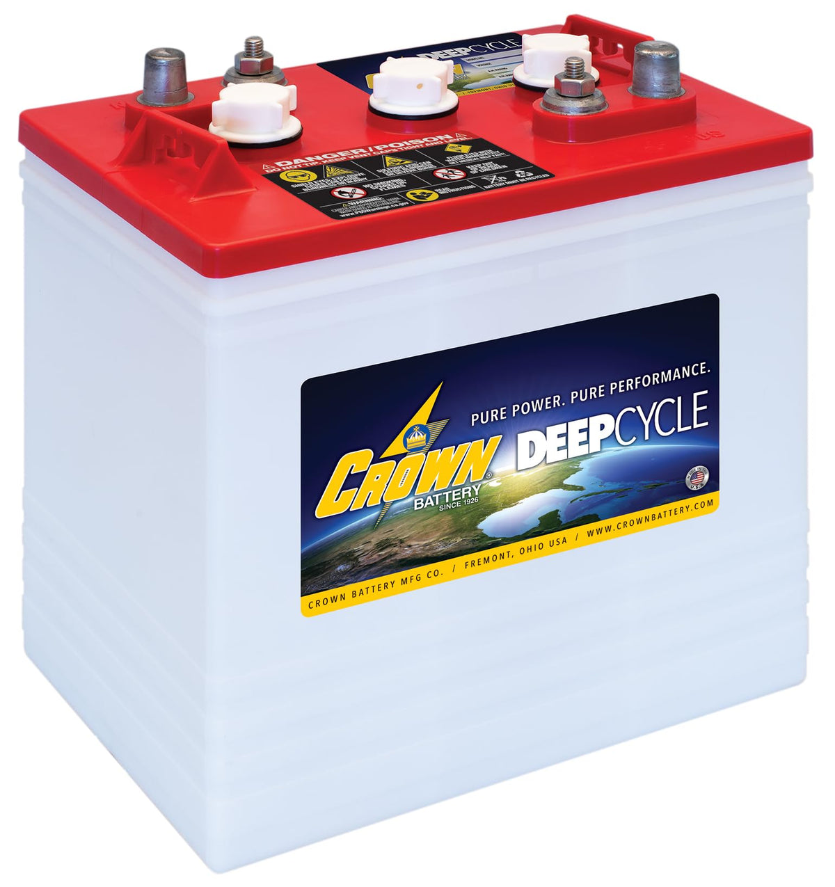 6V 235Ah Flooded Lead Acid Deep Cycle Battery Pack of 4 U58248