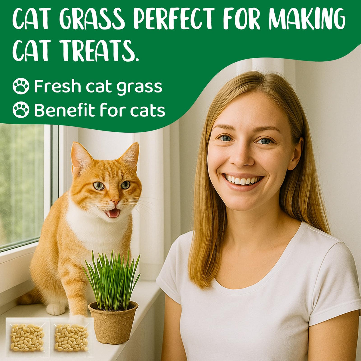 Cat Grass Growing Kit O715