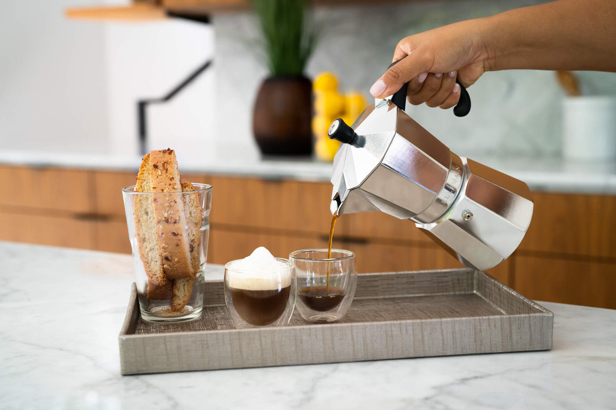 Stovetop Espresso Maker 6-Cup Silver S209477
