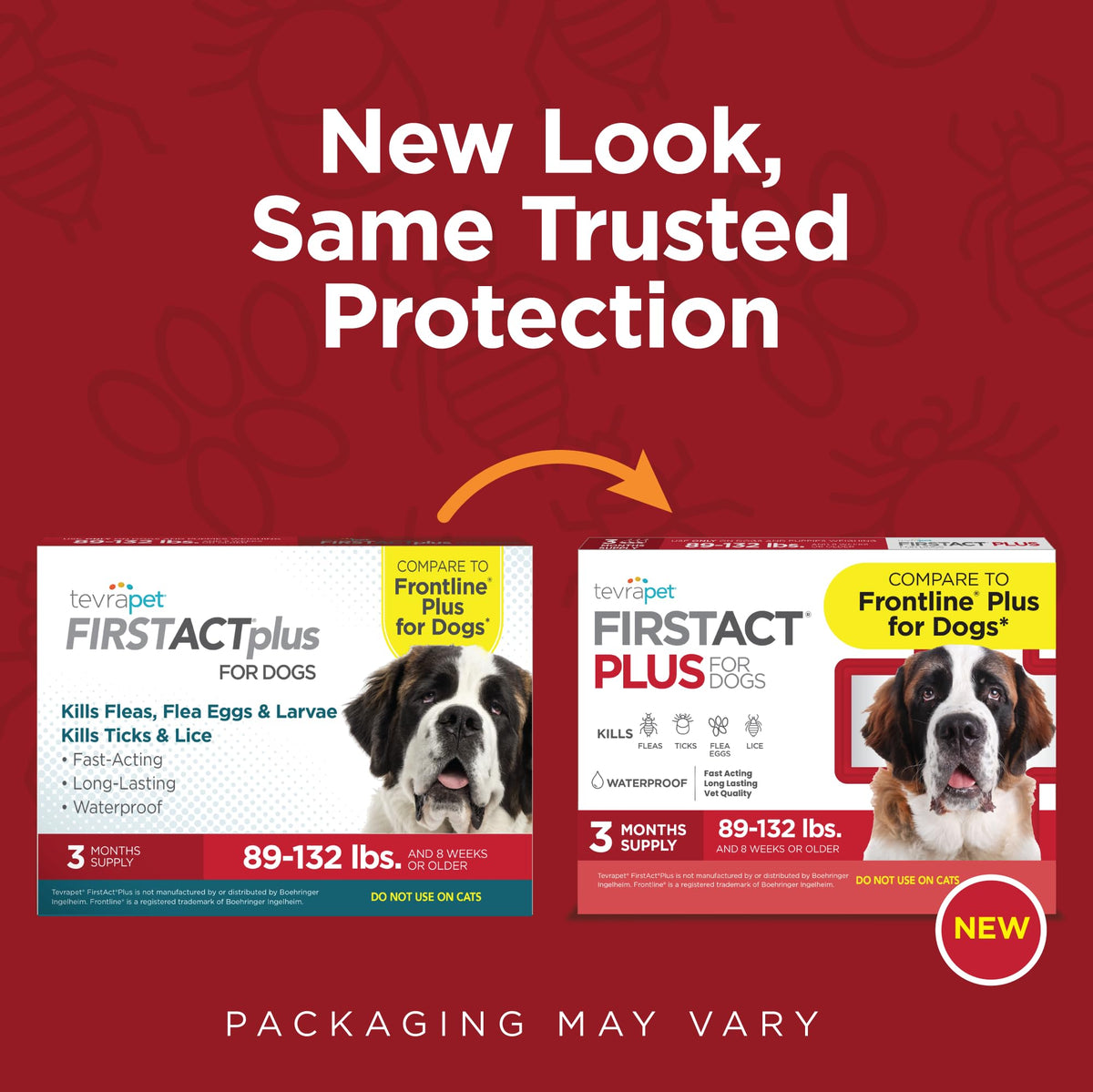 Flea Treatment for Dogs 89+ lbs 3 Doses Q643307