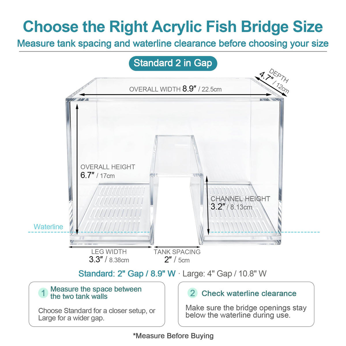 Aquarium Bridge Fish Tank Kit J440