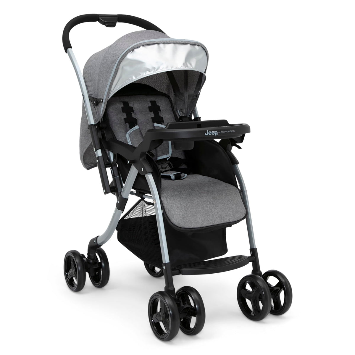 Grey Tweed Stroller N381
