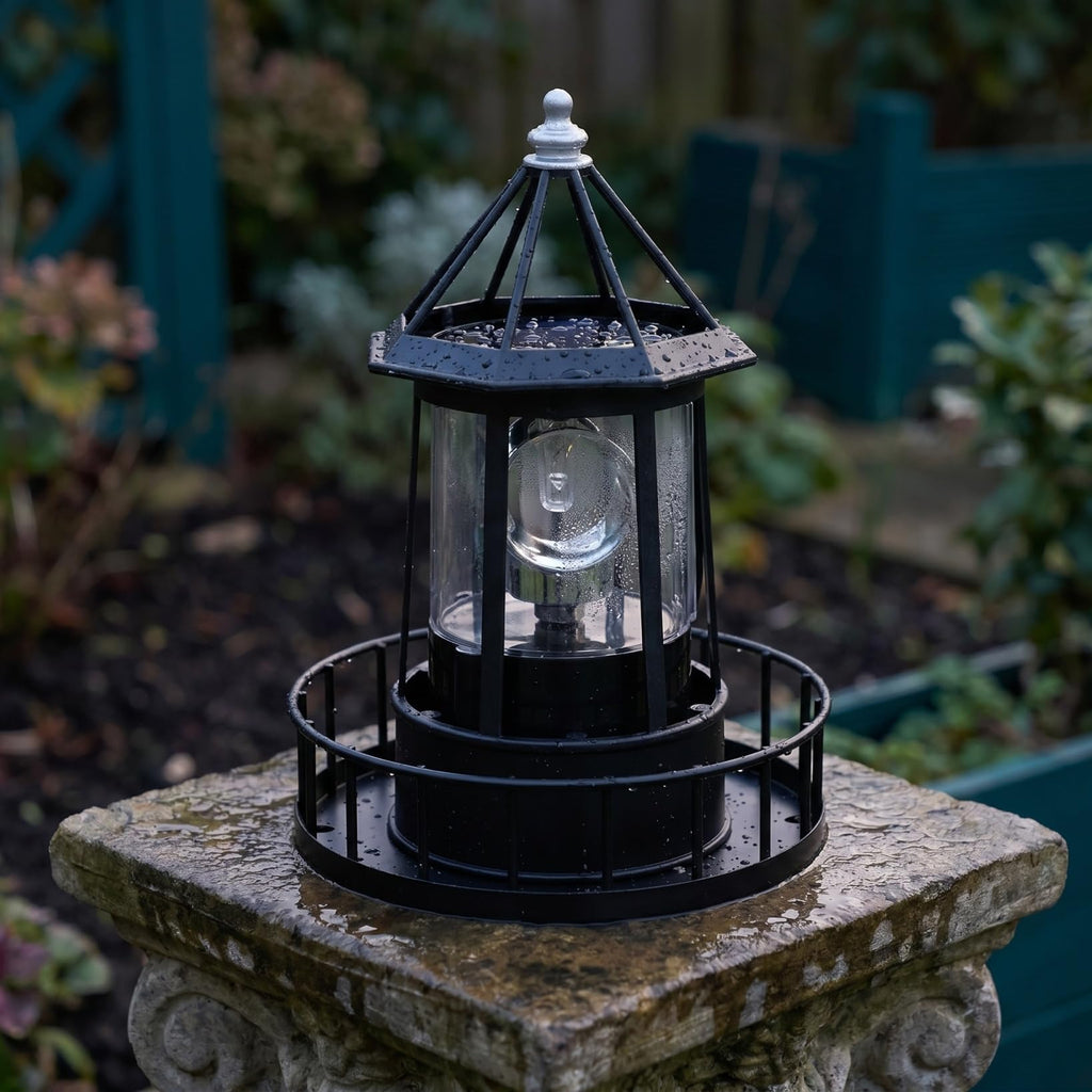 Solar Revolving Lighthouse Light X68604