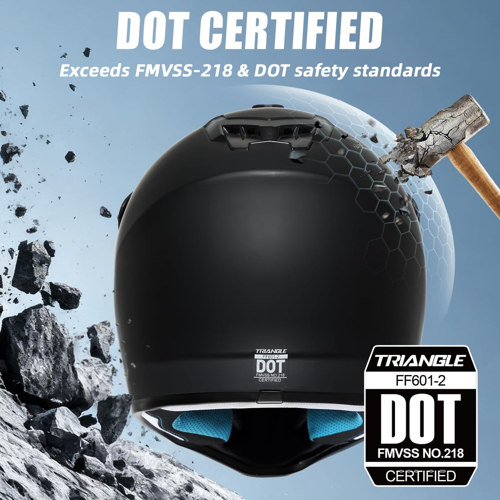 Youth Kids DOT Approved Full Face Motocross Helmet G45276