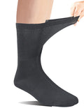 Men's 6 Pairs Bamboo Rayon Breathable Mid-Calf Socks with Arch Support I10753