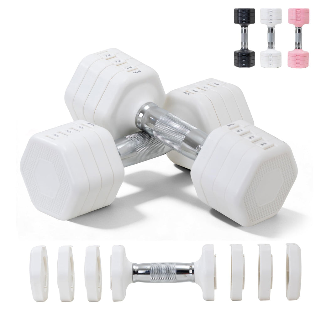 Adjustable Dumbbell Set of 2 Total 20 Lbs L98324