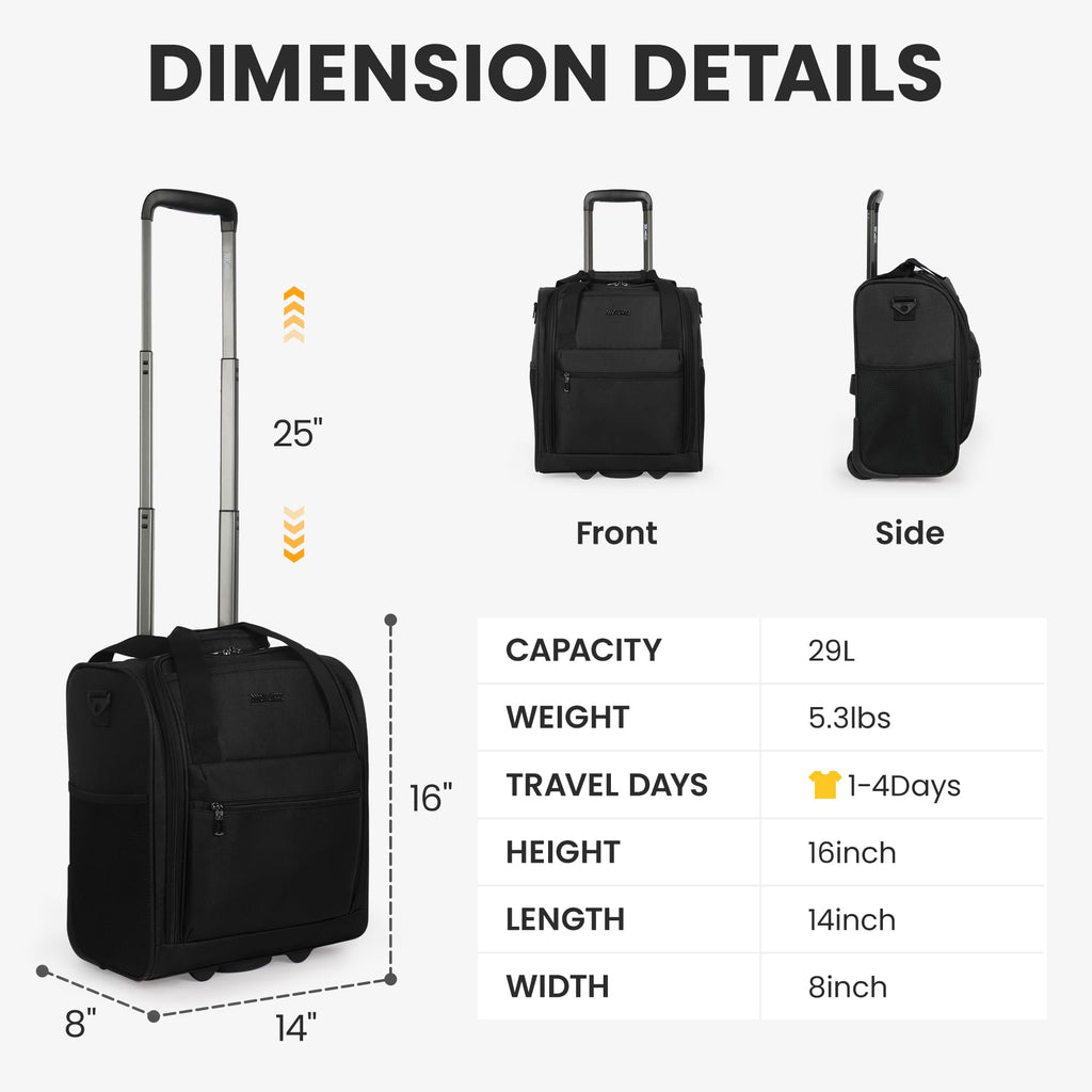 16" Softside Carry-On Luggage S99363