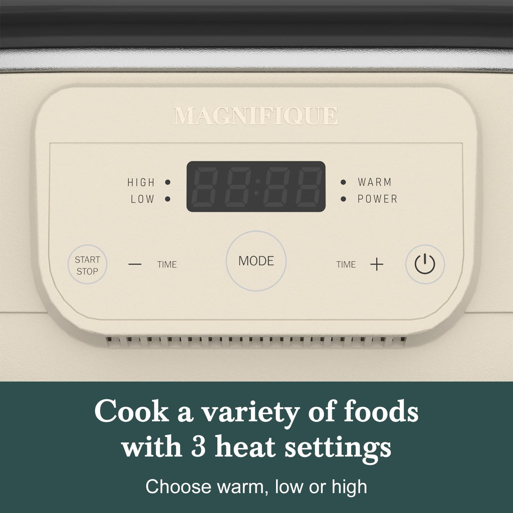 6 Quart Programmable Slow Cooker Nonstick Pot H1323