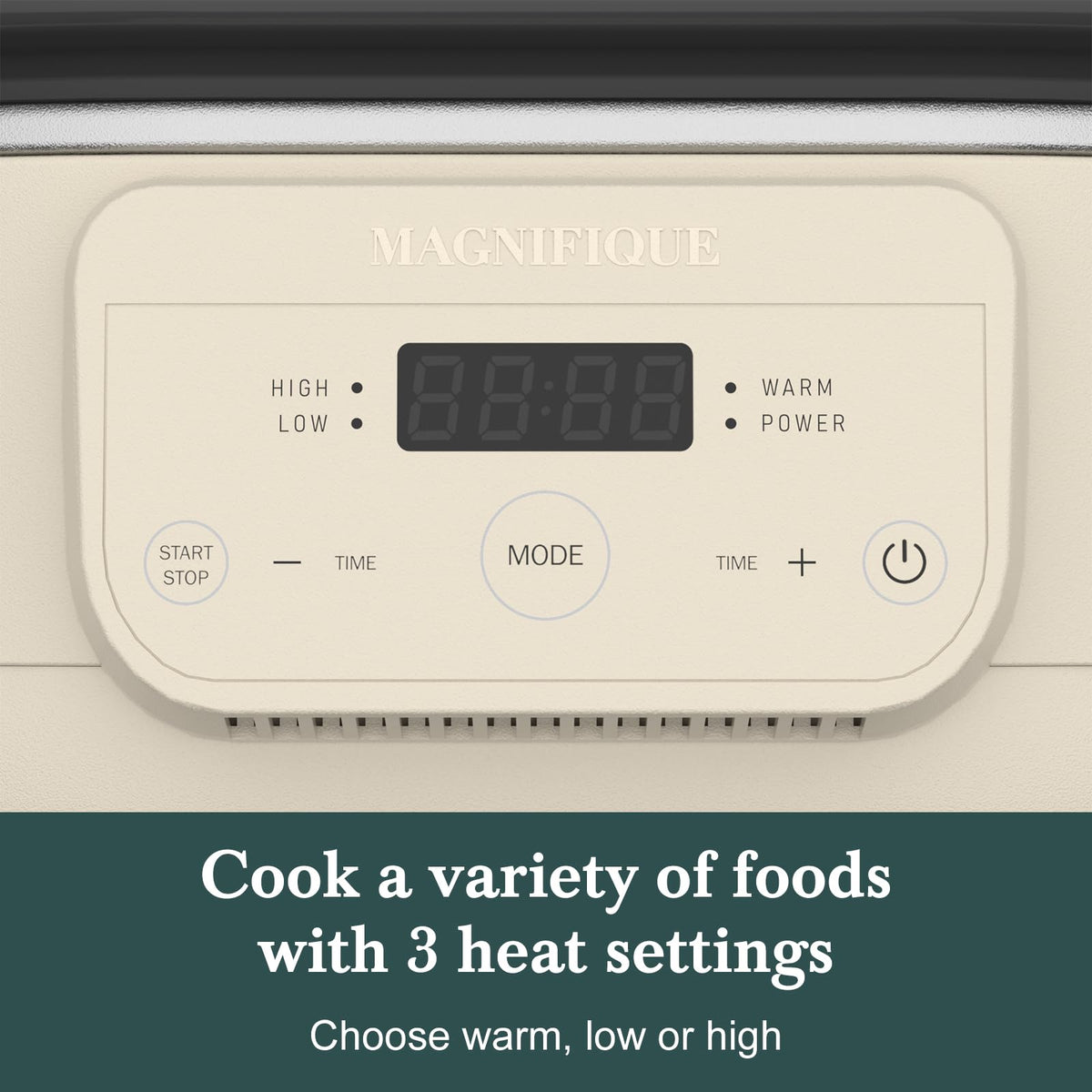 6 Quart Programmable Slow Cooker Nonstick Pot H1323