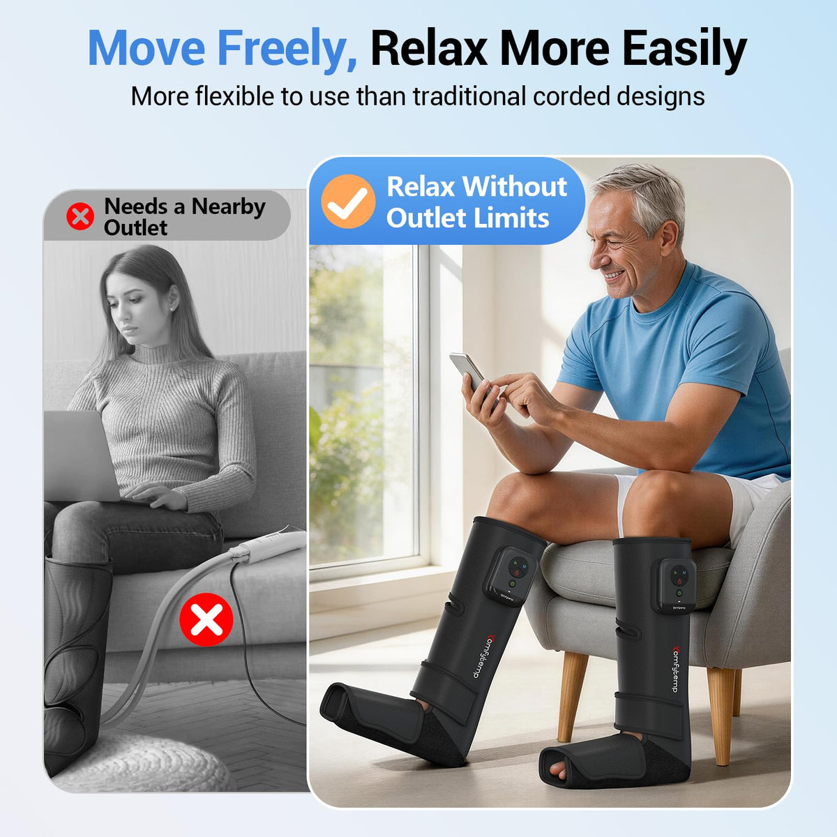 Air Compression Leg Massager D89766