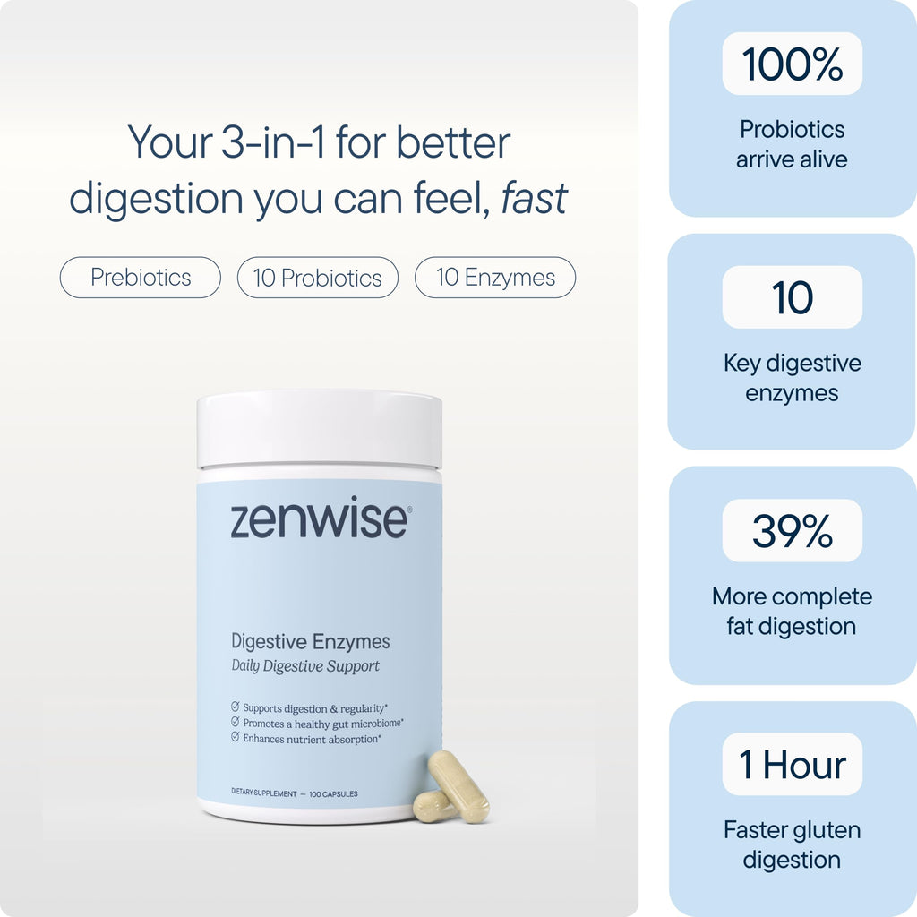 Digestive Enzymes Probiotics 180 CT U4396