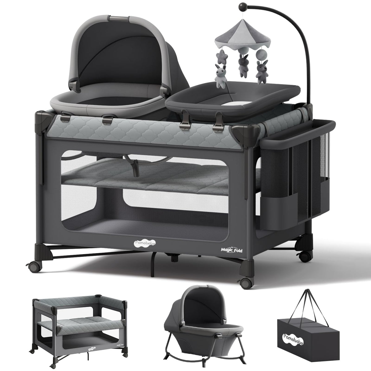 7 in 1 Pack and Play with Bassinet X608715
