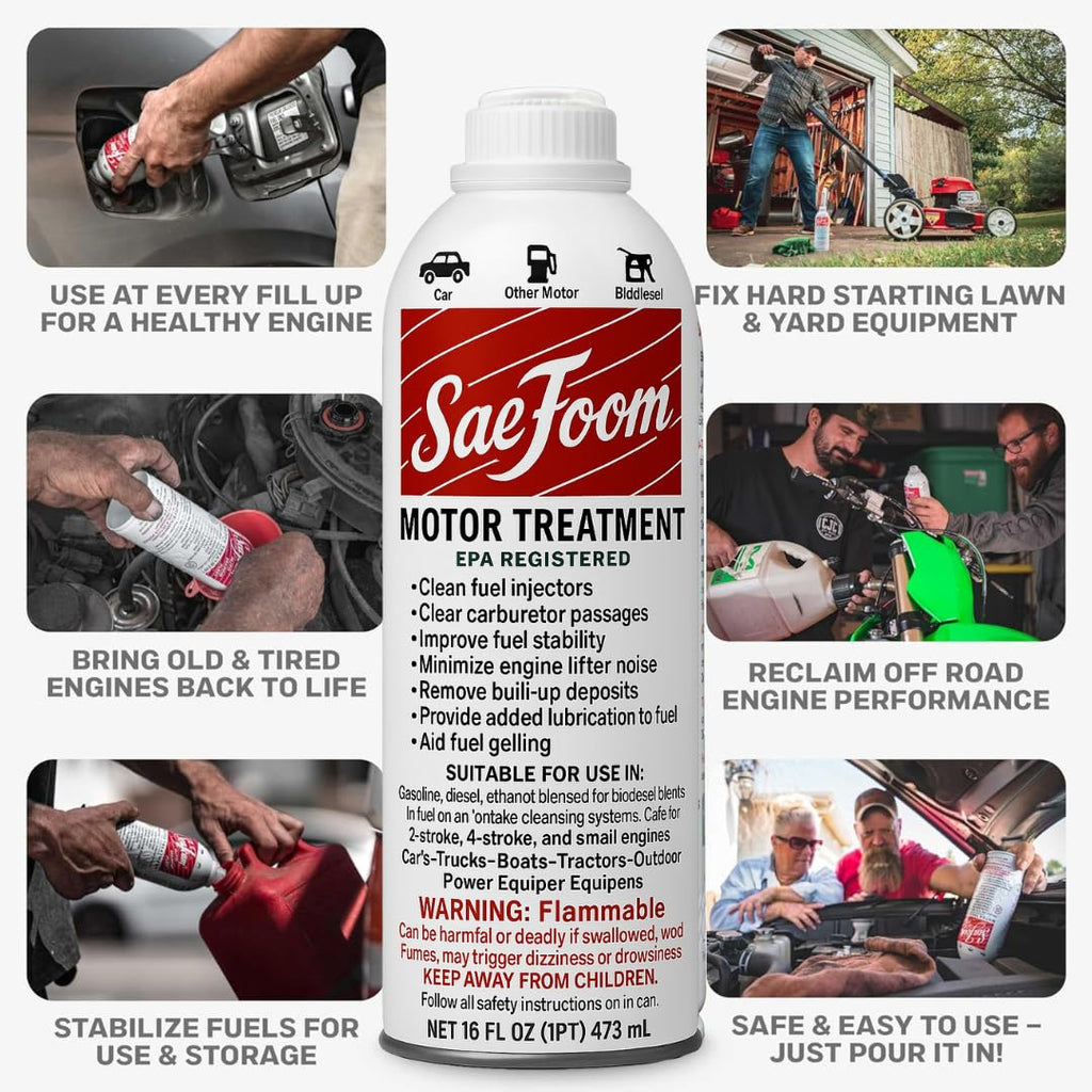 4 x 16 oz Multi-Purpose Fuel System Cleaner & Upper Cylinder Lubricant J896