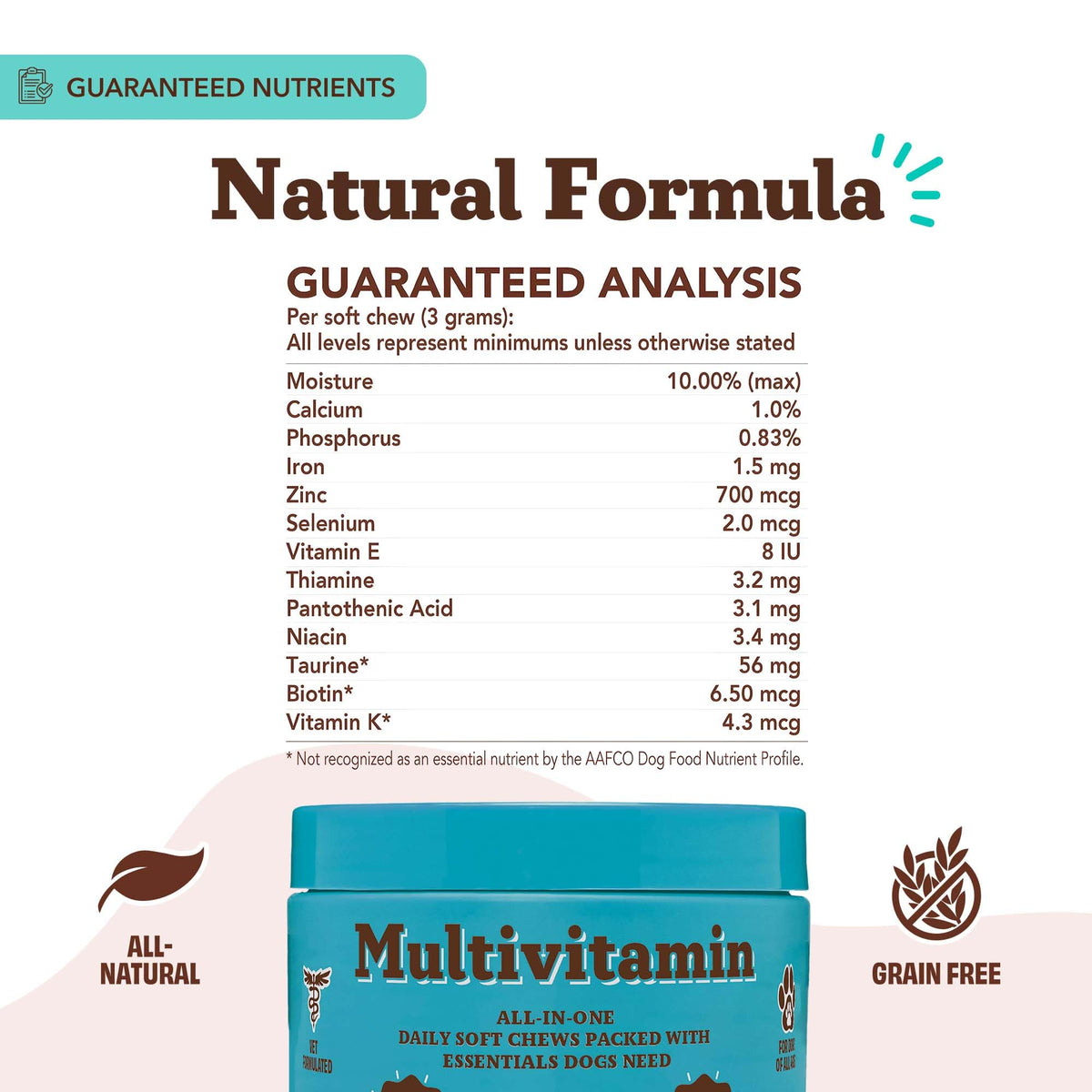 25-in-1 Multivitamin for Dogs 180 Count D7241