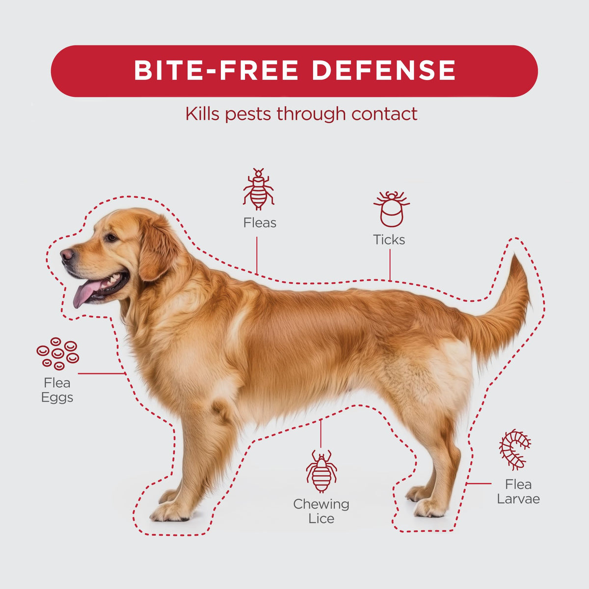 Flea Treatment for Dogs 89+ lbs 3 Doses Q643307