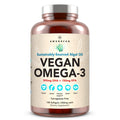 Vegan Omega-3 Algal Oil DHA EPA Softgels, 120ct Q80578