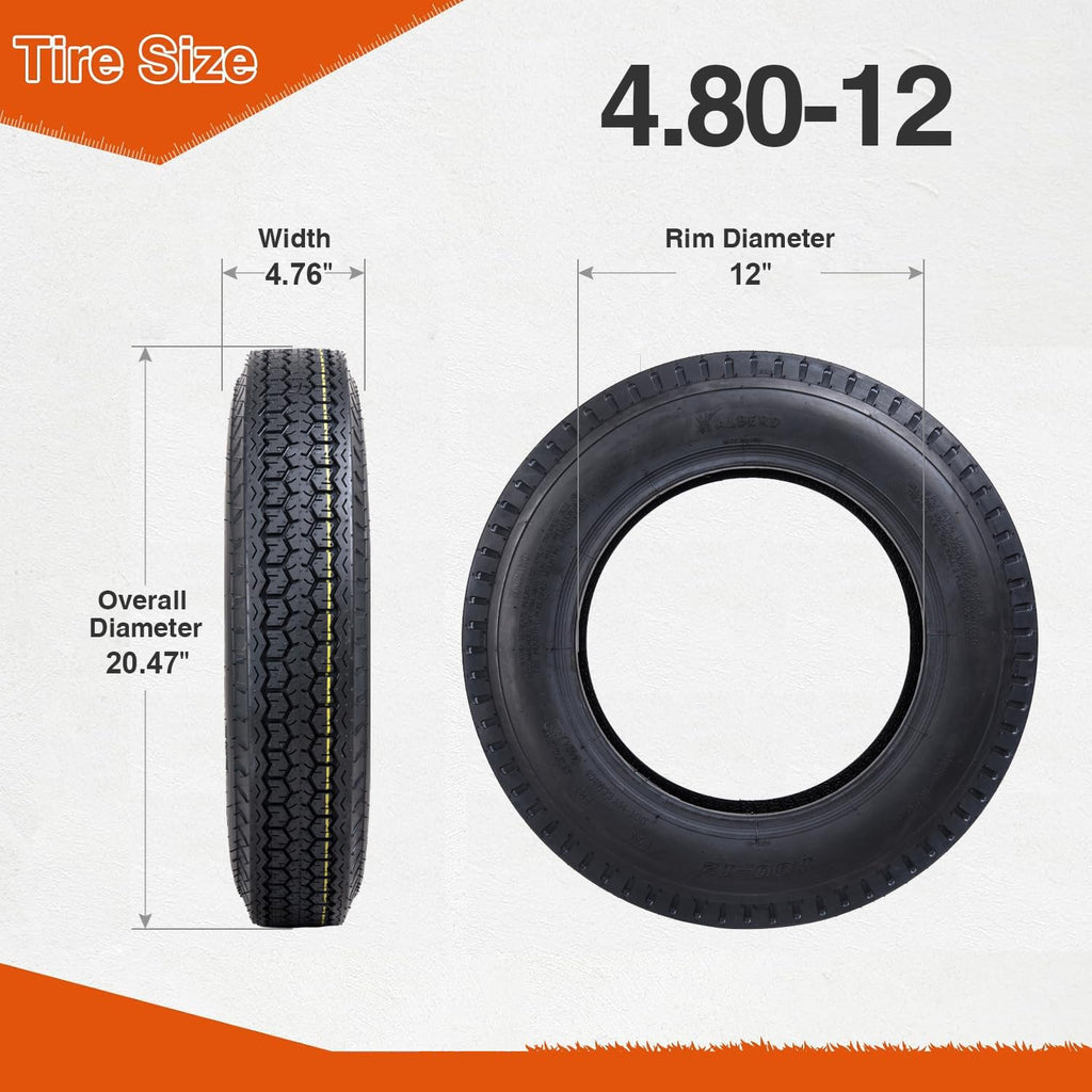 12 Trailer Tires Set of 2 A235