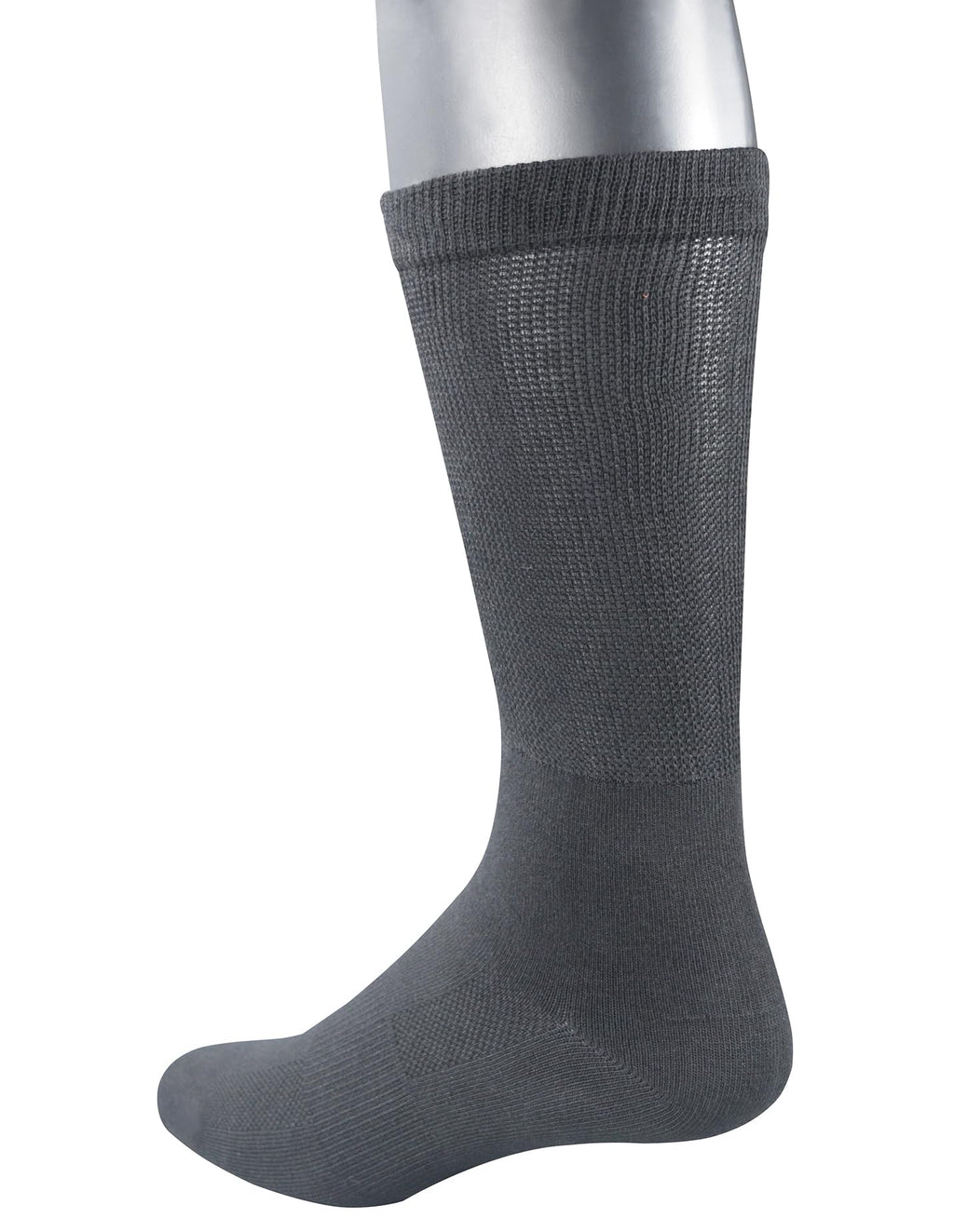 Men's 6 Pairs Bamboo Rayon Breathable Mid-Calf Socks with Arch Support I10753