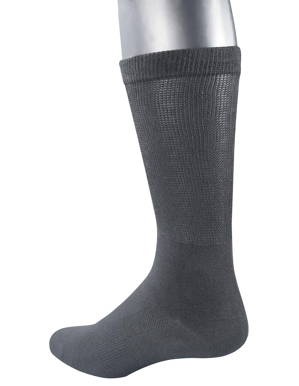 Men's 6 Pairs Bamboo Rayon Breathable Mid-Calf Socks with Arch Support I10753