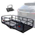 Heavy Duty Folding Hitch Mount Cargo Carrier 60" x 24" x 14.4" G93931