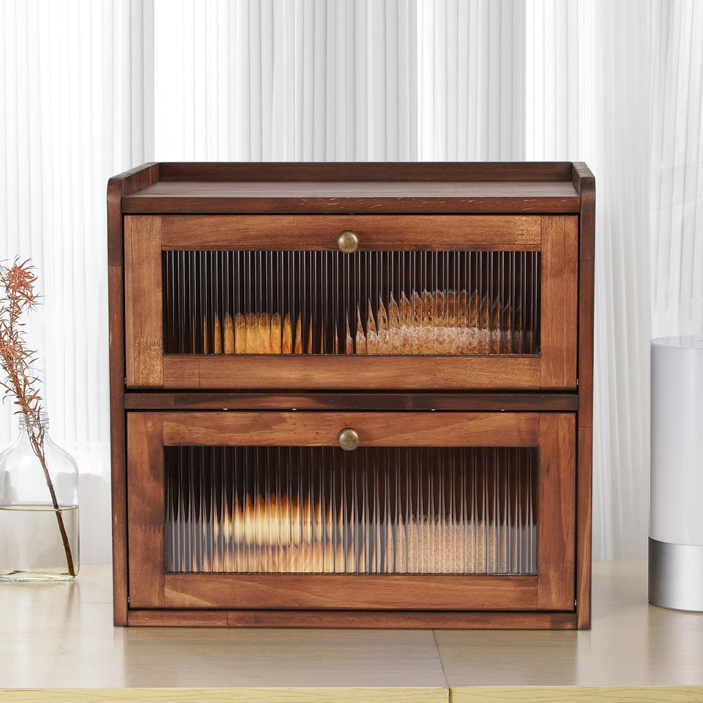 Large Wooden Bread Box C3303