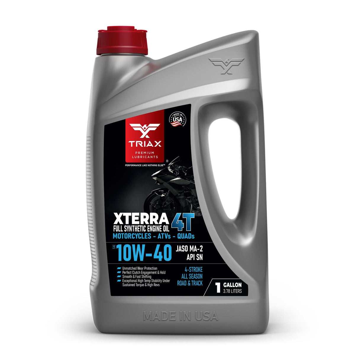10W-40 Full Synthetic 4 Stroke Engine Oil 1 Gallon X8740