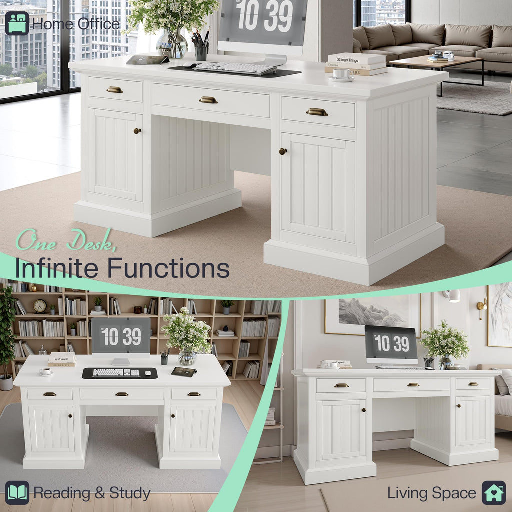 68" Executive Desk F3079