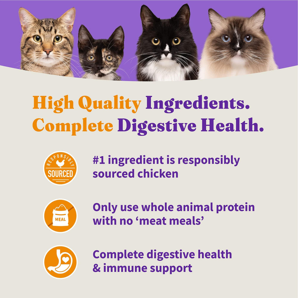 Indoor Dry Cat Food Cage-Free Chicken 3 lb Y25473
