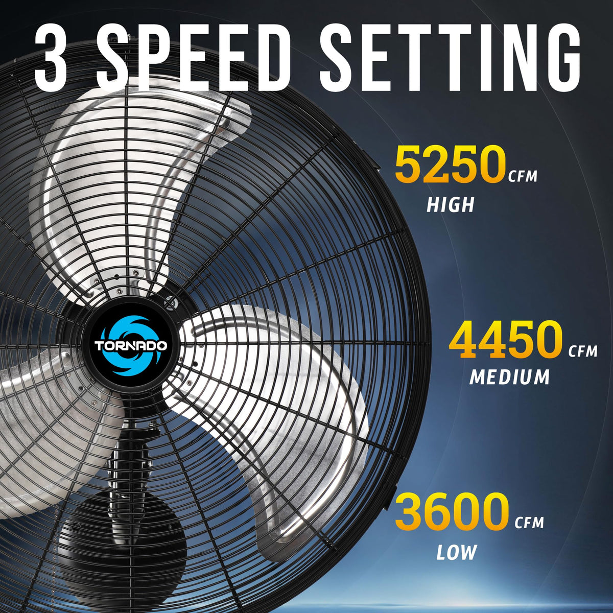20 Inch High-Velocity Oscillating Wall Fan B118054