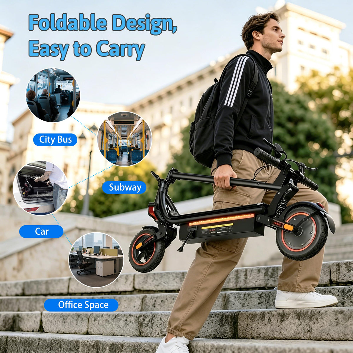 500W Electric Scooter with 10" Tires U6502