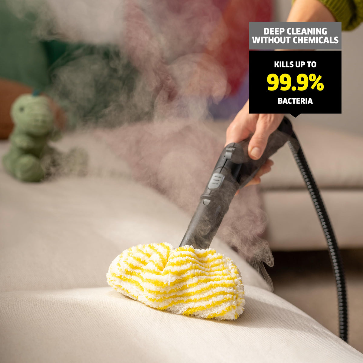 Steam Cleaner, 40 Sec Heat-up, Chemical-Free S51581