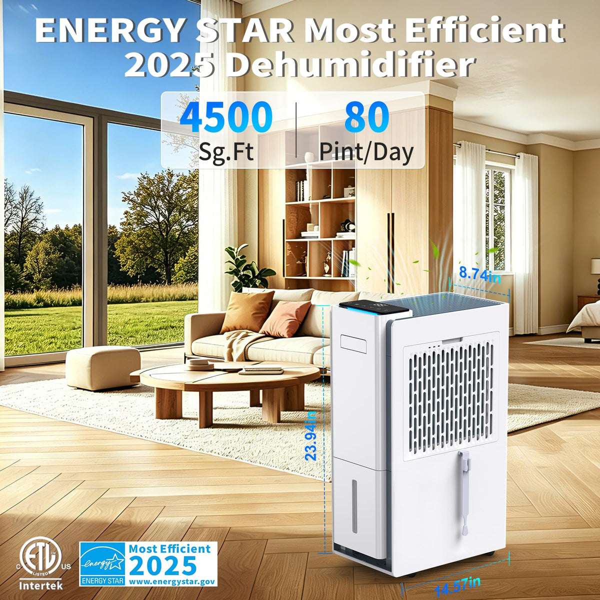 80 Pints Dehumidifier C2071