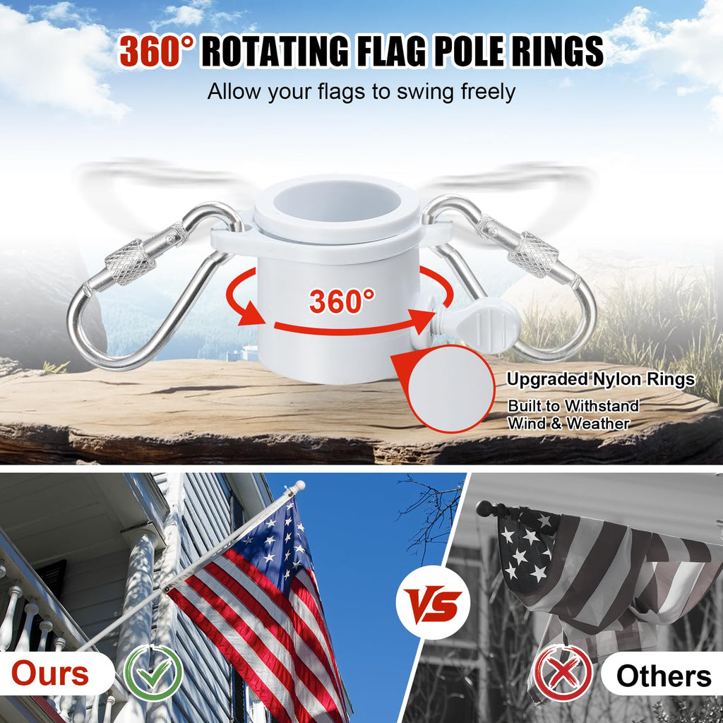 5ft Heavy Duty Stainless Steel Flag Pole W571506