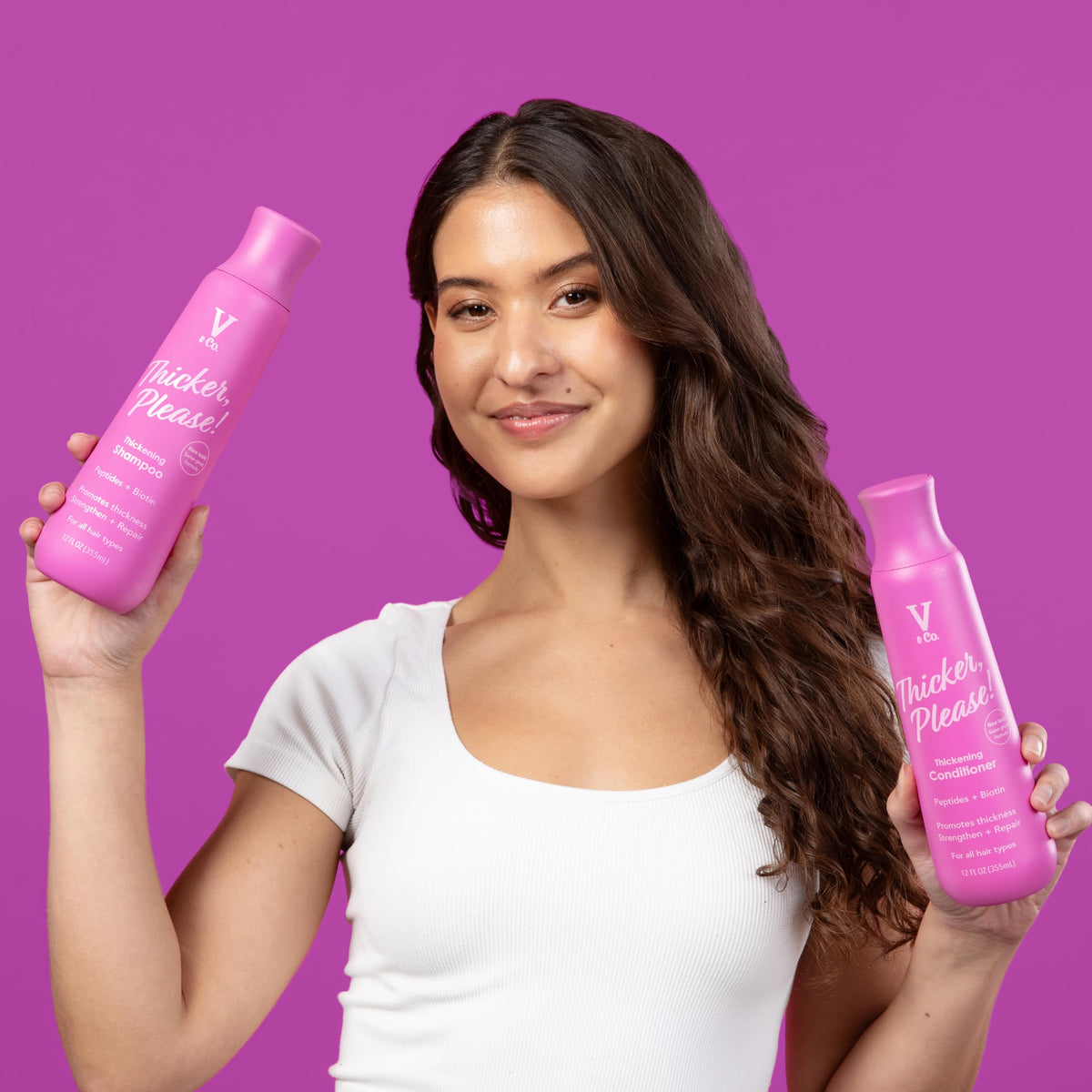 Sulfate Free Biotin Coconut Oil Shampoo & Conditioner Set J994