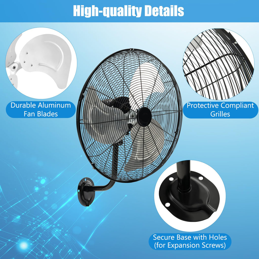 20 Inch Oscillating Wall Fan R632897