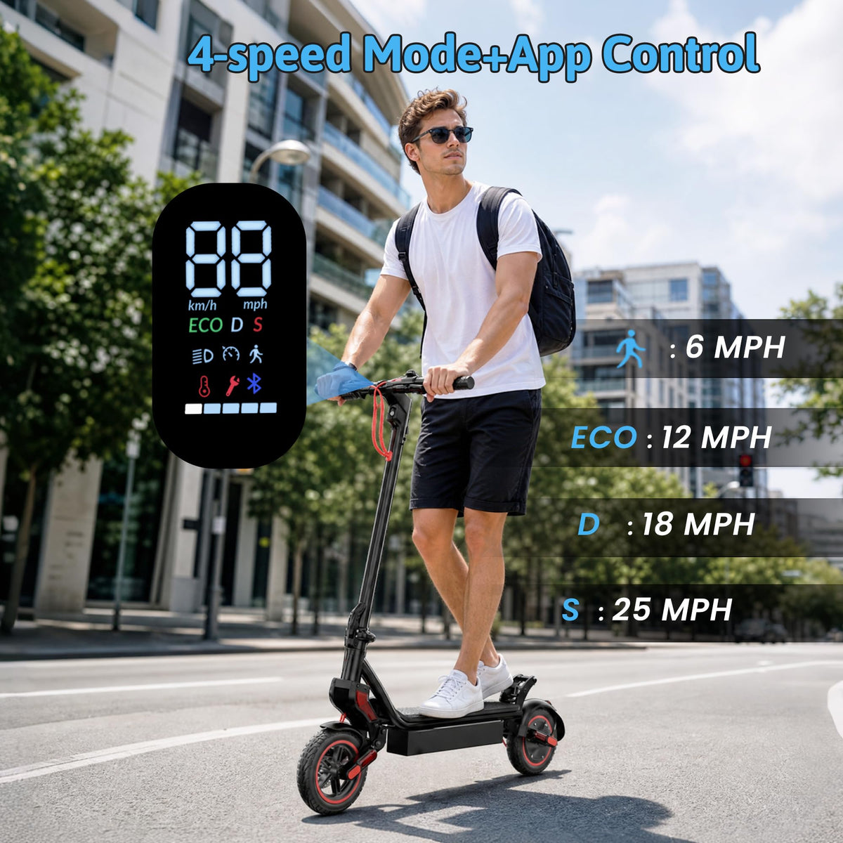 500W Electric Scooter with 10" Tires U6502
