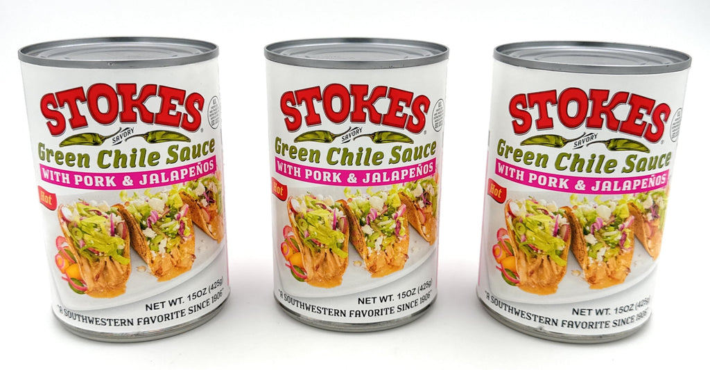 Green Chile Sauce with Pork and Jalapenos Pack of 3 V307337
