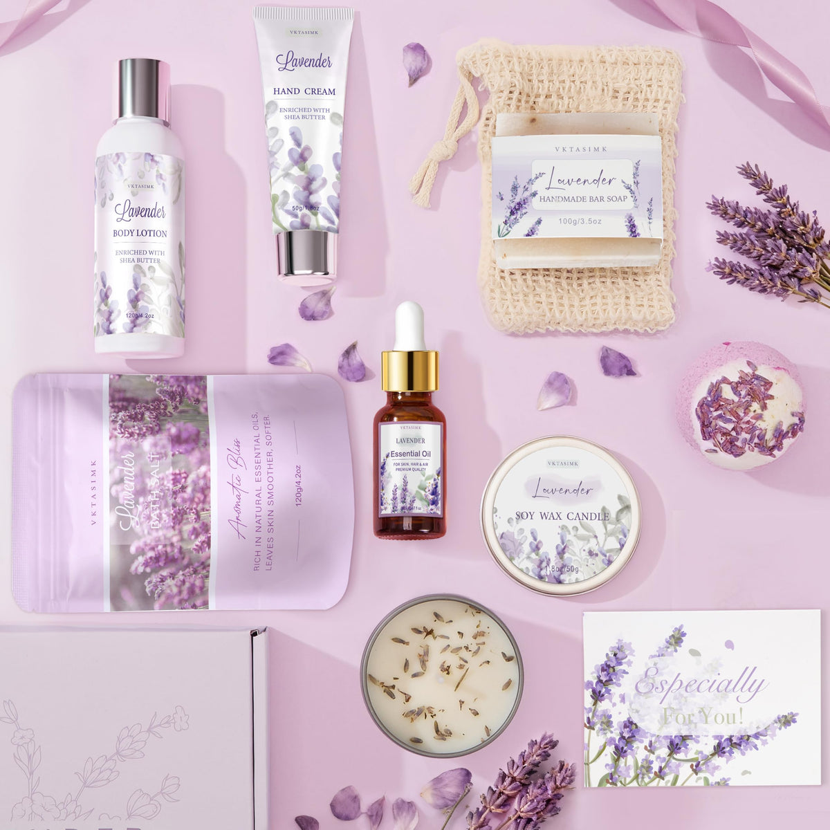 Lavender Relaxing Home Spa Set J35714