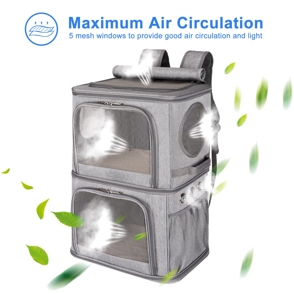 Extra Large Double Pet Carrier Backpack V684